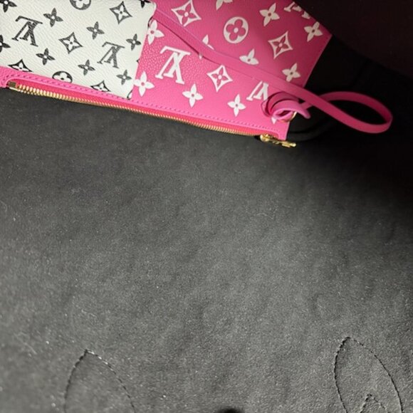 RARE TWO-TONE DESIGNER INSPIRED TOTE! SHOWSTOPPER - Picture 4 of 6